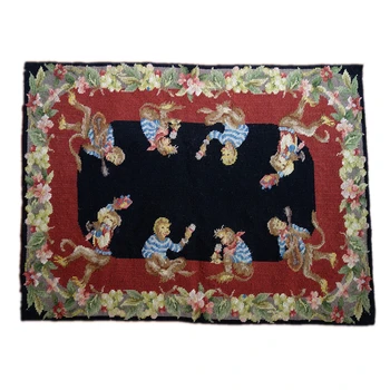 Yatak odası halısı iğne kilim el dokuma yün halılar el örme halılar geleneksel halı